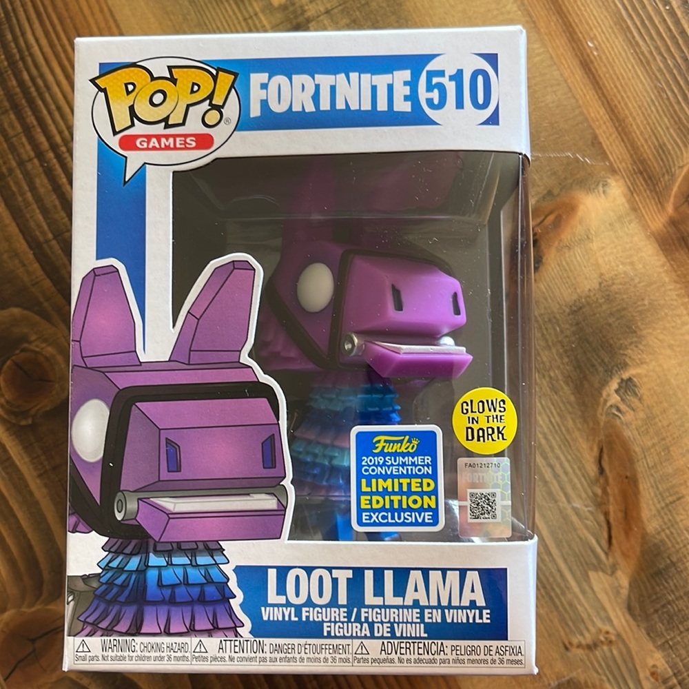 POP! Fortnite loot llama limited edition glow in the dark